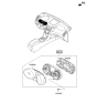 Diagram for 2014 Hyundai Sonata Hybrid Speedometer - 94001-4R003