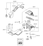 Diagram for 2013 Hyundai Sonata Hybrid Air Duct - 28210-4R100