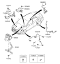 Diagram for Hyundai ABS Control Module - 58920-4R650