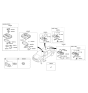 Diagram for Hyundai Dome Light - 92800-3S002-YDA