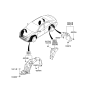 Diagram for 2013 Hyundai Sonata Hybrid Wheelhouse - 86811-4R000