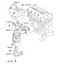 Diagram for Hyundai Sonata Hybrid Exhaust Manifold - 28510-2G160