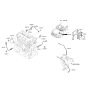 Diagram for Hyundai Sonata Hybrid Knock Sensor - 39250-2C500