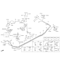 Diagram for Hyundai Sonata Hybrid Brake Line - 58737-3S301