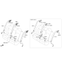 Diagram for 2013 Hyundai Sonata Hybrid Seat Belt - 89850-4R500-RY