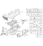 Diagram for 2012 Hyundai Azera Body Mount Hole Plug - 84140-3M000