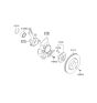 Diagram for 2009 Hyundai Sonata Wheel Hub - 51750-4R000