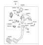 Diagram for 2012 Hyundai Sonata Hybrid Brake Pedal - 32800-4R210