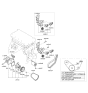 Diagram for Hyundai Sonata Hybrid Water Pump - 25100-2G800