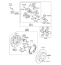 Diagram for 2014 Hyundai Sonata Hybrid Brake Shoe - 58305-3QA00