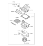 Diagram for 2011 Hyundai Sonata Hybrid Blower Motor - 97113-4R000