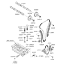 Diagram for Hyundai Sonata Hybrid Variable Timing Sprocket - 24350-2G810