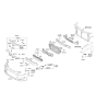 Diagram for Hyundai License Plate - 86519-4R000