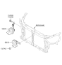 Diagram for Hyundai Sonata Hybrid Horn - 96620-3Q000