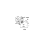 Diagram for Hyundai Idler Pulley Bolt - 11404-10903