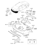 Diagram for 2011 Hyundai Sonata Hybrid Bumper Reflector - 92405-4R000