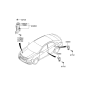 Diagram for 2015 Hyundai Sonata Hybrid Door Jamb Switch - 93560-2V000