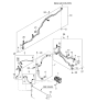 Diagram for 2006 Hyundai Entourage A/C Hose - 97775-4D910