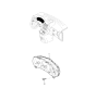 Diagram for 2006 Hyundai Entourage Instrument Cluster - 94001-4J030