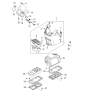 Diagram for 2006 Hyundai Entourage Ashtray - 84330-4D010-OA