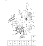 Diagram for 2007 Hyundai Entourage Seat Cushion - 89100-4J110-CS6