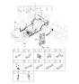 Diagram for 2006 Hyundai Entourage Fuse Box - 91958-4D040