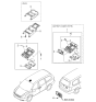 Diagram for Hyundai Entourage Dome Light - 92810-4D132-QW