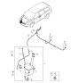 Diagram for Hyundai Entourage Windshield Washer Nozzle - 98630-4J000