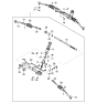 Diagram for 2006 Hyundai Entourage Tie Rod End - 56820-4D000