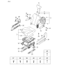 Diagram for 2007 Hyundai Entourage Seat Cushion - 89200-4J110-CS6