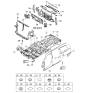 Diagram for 2008 Hyundai Entourage Dash Panels - 84120-4D150