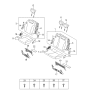 Diagram for Hyundai Entourage Seat Cushion - 89200-4J130-CS6