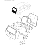 Diagram for 2008 Hyundai Entourage Door Lock - 81230-4D000