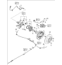 Diagram for Hyundai Entourage Parking Brake Cable - 59770-4D000