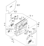 Diagram for Hyundai Entourage Power Window Switch - 93575-4D200-CS