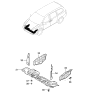 Diagram for Hyundai Entourage Air Deflector - 29136-4D600