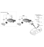 Diagram for 2019 Hyundai Kona Electric Car Mirror - 87610-J9130-MZH