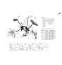 Diagram for 2021 Hyundai Kona Fuse Box - 91950-J9021