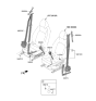 Diagram for 2020 Hyundai Kona Seat Belt - 88820-J9500-RWE