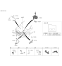 Diagram for 2020 Hyundai Kona Battery Cable - 91850-J9130