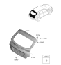 Diagram for 2022 Hyundai Kona Electric Door Hinge - 79770-2L200
