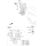 Diagram for 2021 Hyundai Kona Timing Cover - 21350-2B800