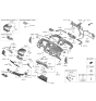 Diagram for 2018 Hyundai Kona Hazard Warning Switch - 93790-J9000-4X