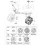 Diagram for 2023 Hyundai Genesis GV70 TPMS Sensor - 52936-F2000