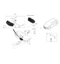 Diagram for 2018 Hyundai Kona A/C Switch - 97250-J9070-TMT