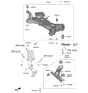 Diagram for 2021 Hyundai Kona Front Cross-Member - 62405-J9000