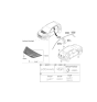 Diagram for 2021 Hyundai Kona Door Moldings - 86363-J9000