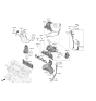 Diagram for 2019 Hyundai Kona Exhaust Manifold - 28510-2EKD0