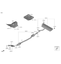 Diagram for Hyundai Exhaust Pipe - 28710-J9260