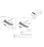 Diagram for 2020 Hyundai Kona Spoiler - 87210-J9000